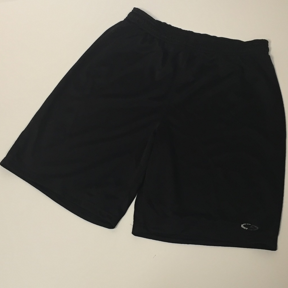 Men's Champion Black Mesh Athletic Shorts, S